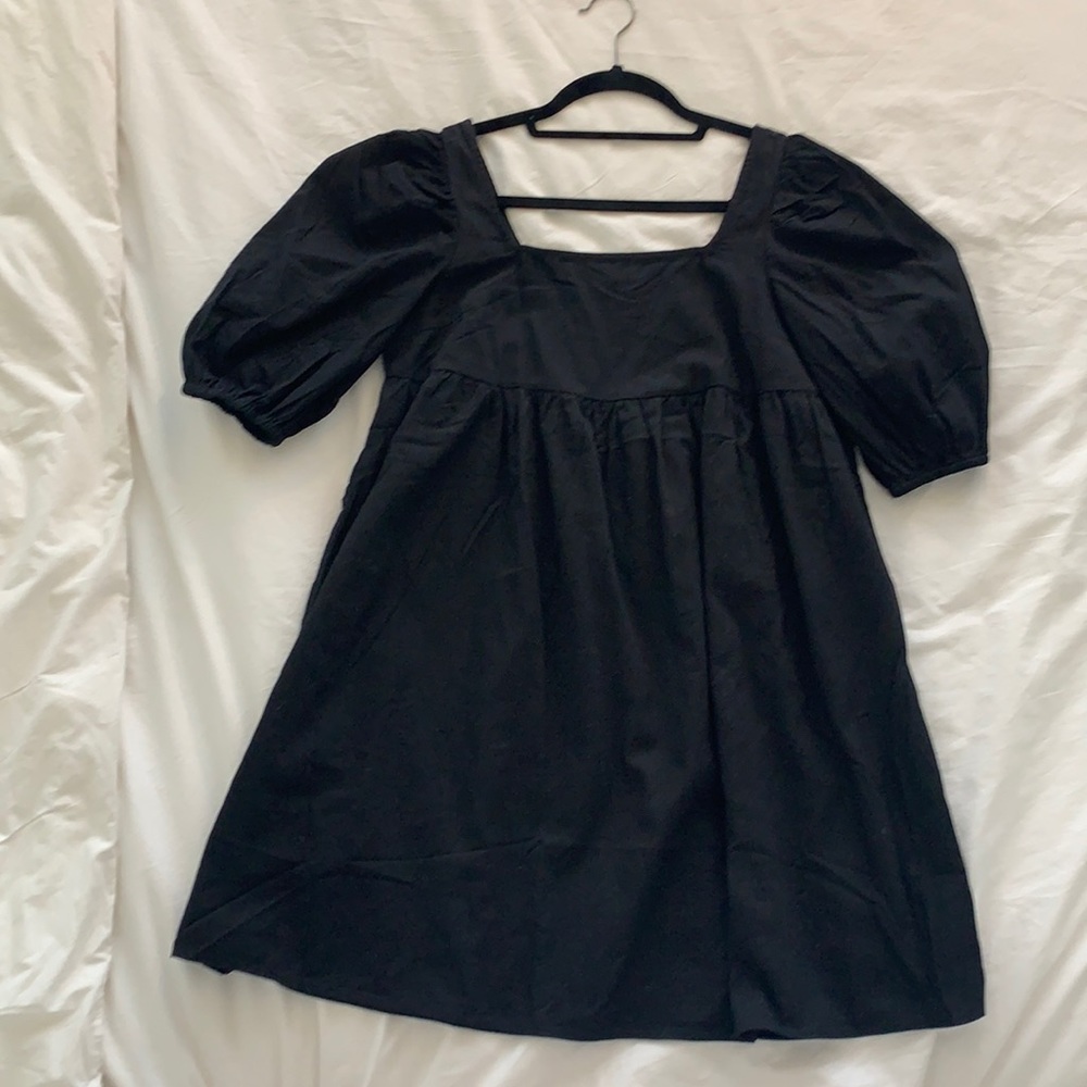 Forever 21 Black Babydoll Dress